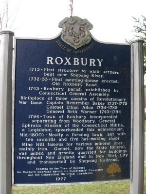 Roxbury Marker image. Click for full size.