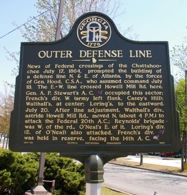 Outer Defense Line Marker. Click for full size. Outer Defense Line Marker image. Click for full size.