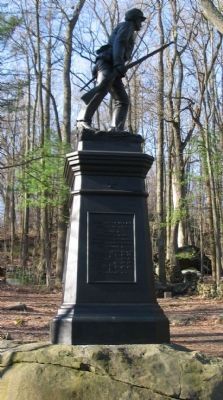 10th Pennsylvania Reserves Monument. Click for full size. 10th Pennsylvania Reserves Monument image. Click for full size.