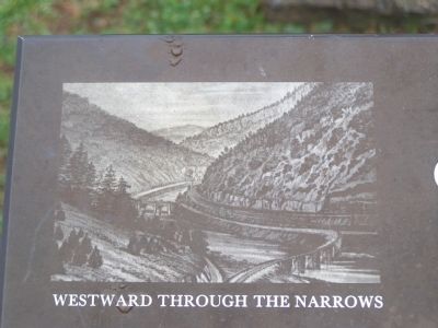 Westward through the Narrows. Click for full size. Westward through the Narrows image. Click for full size.