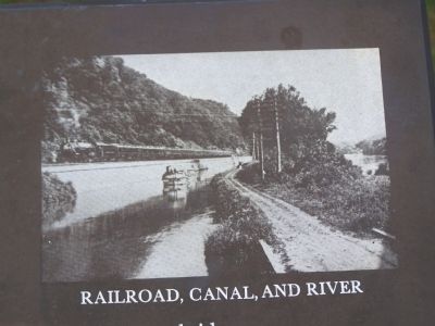 Railroad, Canal and River image. Click for full size.