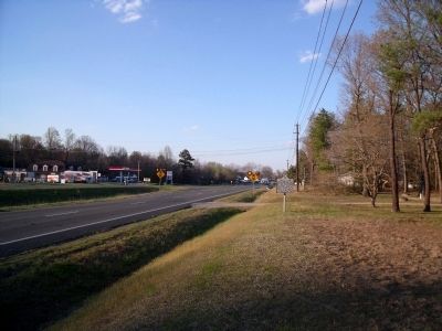 Cavalry Raids Marker on US Rt 360 (facing east) image. Click for full size.