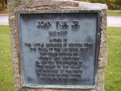 John Fox, Jr. Marker image. Click for full size.
