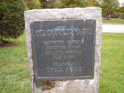 Joel Chandler Harris Marker. Click for full size. Joel Chandler Harris Marker image. Click for full size.