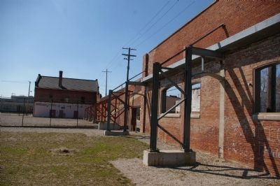 West wall of League Park image. Click for full size.