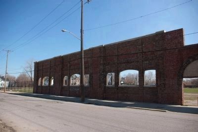 Exterior Wall, League Park image. Click for full size.