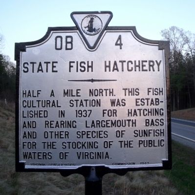 State Fish Hatchery Marker. Click for full size. State Fish Hatchery Marker image. Click for full size.
