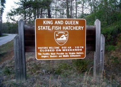 State Fish Hatchery Entrance. Click for full size. State Fish Hatchery Entrance image. Click for full size.
