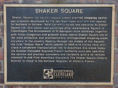 Shaker Square Marker image. Click for full size.