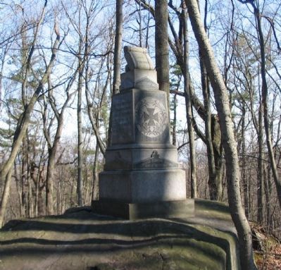 118th Pennsylvania Volunteers Monument. Click for full size. 118th Pennsylvania Volunteers Monument image. Click for full size.
