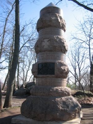 12th Pennsylvania Reserves Monument. Click for full size. 12th Pennsylvania Reserves Monument image. Click for full size.