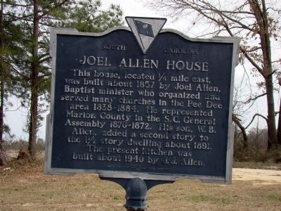 Joel Allen House Marker image. Click for full size.