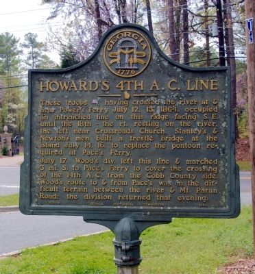 Howard's 4th A.C. Line Marker. Click for full size. Howard's 4th A.C. Line Marker image. Click for full size.