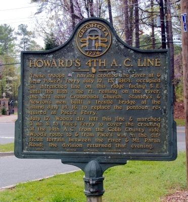 Howard's 4th A.C. Line Marker image. Click for full size.