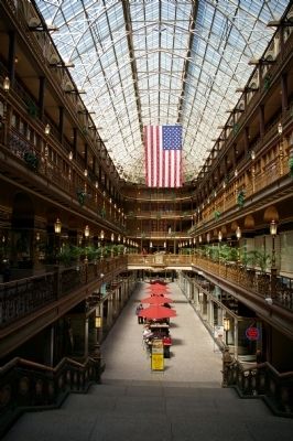 Interior of the Cleveland Arcade. Click for full size. Interior of the Cleveland Arcade image. Click for full size.