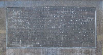 Back of Monument. Click for full size. Back of Monument image. Click for full size.