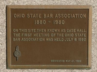 Ohio State Bar Association Marker image. Click for full size.