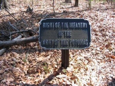 Right Flank of the Army of the Potomac. Click for full size. Right Flank of the Army of the Potomac image. Click for full size.