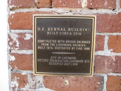 D. F. Bernal Building Marker image. Click for full size.