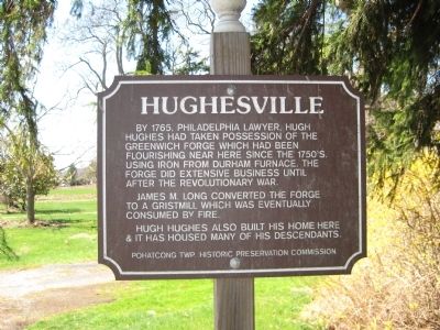 Hughesville Marker. Click for full size. Hughesville Marker image. Click for full size.