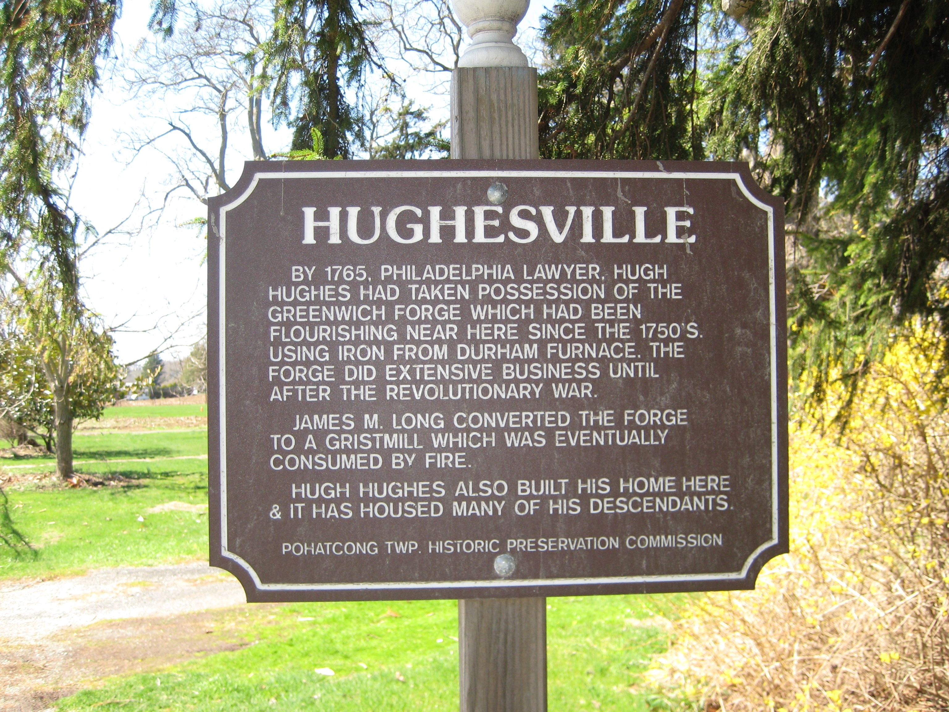 Hughesville Marker