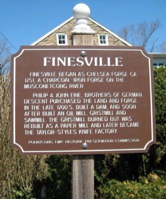 Finesville Marker image. Click for full size.