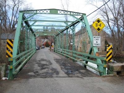Bridge across the Musconetcong River at Finesville image. Click for full size.