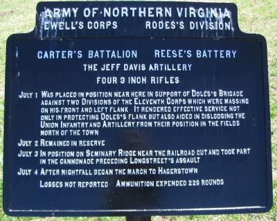 The Jeff Davis Artillery Tablet image. Click for full size.
