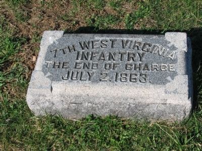 7th West Virginia Infantry Marker image. Click for full size.