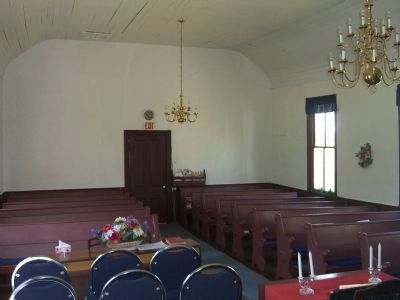 Inside Mount Moriah Baptist Church image. Click for full size.
