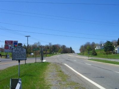 Roanoke County / Botetourt County Marker. Click for full size. Roanoke County / Botetourt County Marker image. Click for full size.