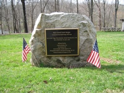 Major General Daniel Morgan Marker image. Click for full size.