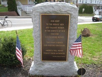 Veterans Park Marker image. Click for full size.