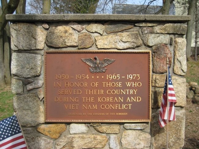 Veterans Park - Korea & Vietnam Marker image. Click for full size.