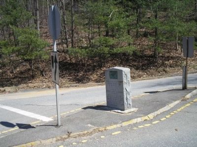 Marker on Boston Post Road. Click for full size. Marker on Boston Post Road image. Click for full size.