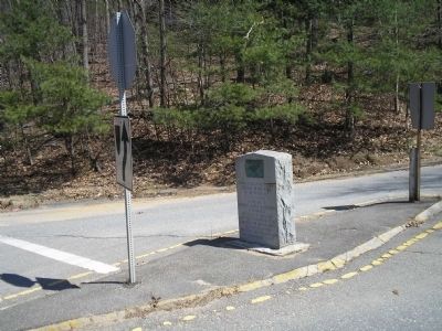 Marker on Boston Post Road image. Click for full size.