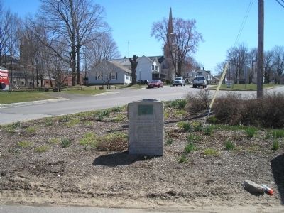 Marker on Main Street. Click for full size. Marker on Main Street image. Click for full size.