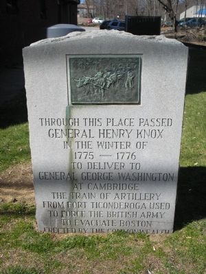 Gen. Henry Knox Trail Marker image. Click for full size.