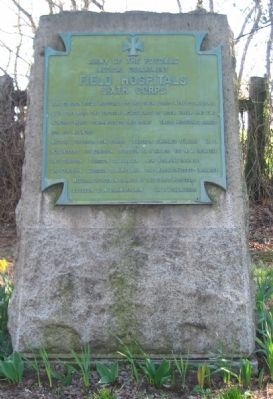 Field Hospitals - Sixth Corps Tablet. Click for full size. Field Hospitals - Sixth Corps Tablet image. Click for full size.