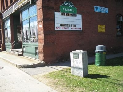 Marker on Main Street image. Click for full size.