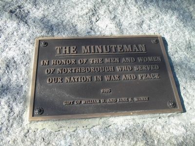 Minuteman Plaque image. Click for full size.