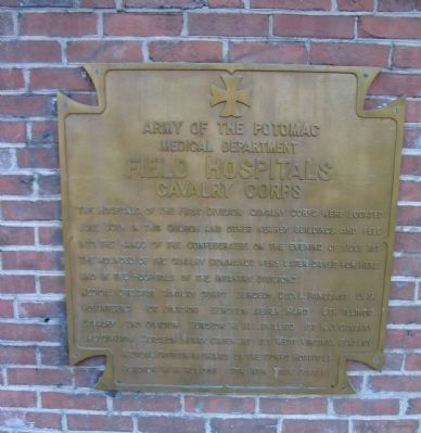 Field Hospitals - Cavalry Corps Tablet. Click for full size. Field Hospitals - Cavalry Corps Tablet image. Click for full size.