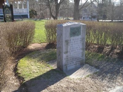 Knox Trail Marker in Southborough. Click for full size. Knox Trail Marker in Southborough image. Click for full size.