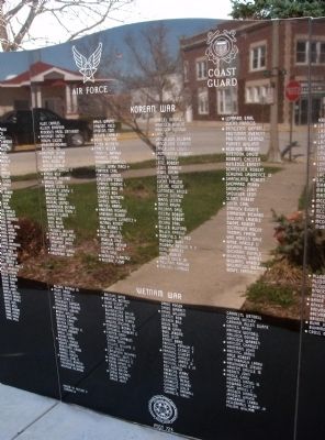 Panel - Four:: Milford Illinois War Memorial Marker image. Click for full size.