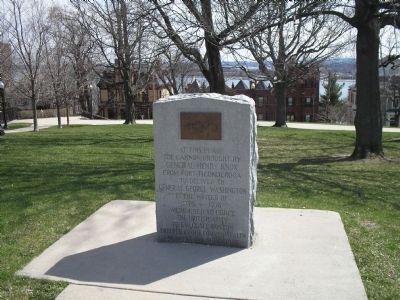 Marker at Dorchester Heights image. Click for full size.