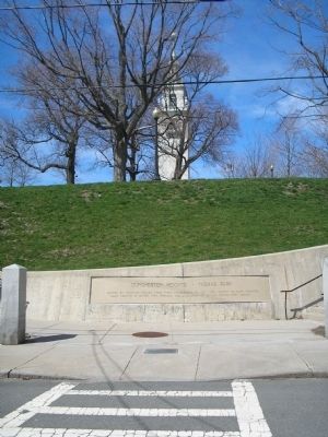 Dorchester Heights Marker. Click for full size. Dorchester Heights Marker image. Click for full size.