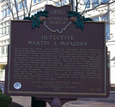 Detective Martin J. McFadden Marker image. Click for full size.
