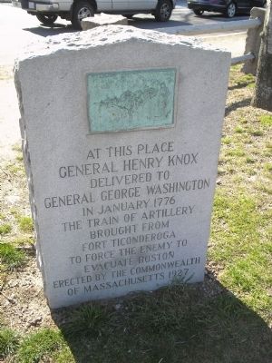 Gen. Henry Knox Trail Marker. Click for full size. Gen. Henry Knox Trail Marker image. Click for full size.