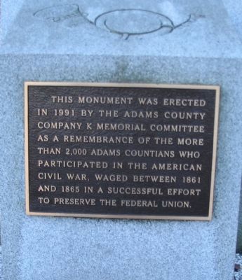 Lower Center Plaque. Click for full size. Lower Center Plaque image. Click for full size.