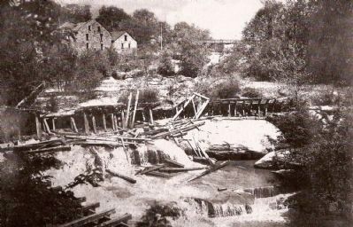 Reedy River Falls and Vardry Mill. Click for full size. Reedy River Falls and Vardry Mill image. Click for full size.